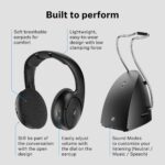 Sennheiser RS 120-W Wireless Kopfhörer – Kristallklarer TV-Ton mit 20h Akkulaufzeit – Bild 8