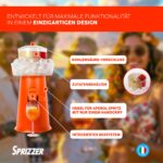 Sprizzer Aperol Spritz Maschine – Manuelle Cocktail Dispenser mit Eisbehälter, Made in Italy – Bild 4