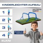 ELANI Fussballtor Kinder 2er Set – Pop-Up Klapptor für Garten & Indoor – Bild 3