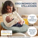 Niimo Stillkissen Klein Halbmond 15,5 x 39 cm – 100% Baumwolle, Oeko-TEX® zertifiziert – Bild 3
