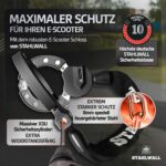 STAHLWALL E-Scooter Schloss mit 8mm Stahl & XU3 Zylinder – Handschellenschloss für E-Roller – Bild 2