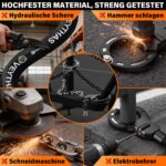 Veythas E-Scooter Schloss 90cm mit Tasche – Hochsicherheit für Elektroroller & Fahrräder – Bild 9