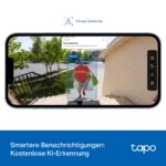 Tapo D205 Akku-Videotürklingel – 2K Weitwinkel mit KI-Personenerkennung & Zwei-Wege-Audio – Bild 7