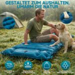 FORRINX Isomatte 200x69 cm mit 9,5 cm Polsterung – Ultraleichte Campingmatte für Outdoor – Bild 2
