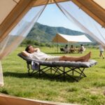 Sekey Feldbett XXL 190x71 cm mit Matratze – Klappbares Campingbett für Garten & Camping – Bild 2