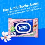 Tempo Feuchtes Toilettenpapier mit Mandelmilch & Panthenol – 16er Pack – Bild 4