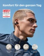 soundcore AeroClip Open-Ear Bluetooth Earbuds – Hi-Res Audio mit sicherem Halt – Bild 2