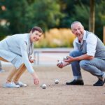 Relaxdays Boule Set mit 12 Metallkugeln & Zielkugel – Profi Petanque für Garten & Strand – Bild 3
