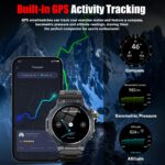 Jugeman Smartwatch Herren 1,43" AMOLED – Militär GPS Fitnessuhr mit 160+ Sportmodi & 20 Tage Akku – Bild 2