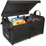ATHLON TOOLS Premium Kofferraumtasche 60L – XXL Organizer mit Deckel & Antirutsch