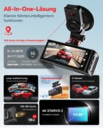 REDTIGER F7N Touch 4K Dashcam – Dual-Kamera mit Touchscreen & GPS für maximale Fahrsicherheit – Bild 6