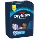 HUGGIES DryNites Nachtwindeln Jungen 8-13 Jahre, 52 Stück – Nächtlicher Schutz – Bild 2