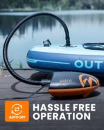 OutdoorMaster The Shark 20PSI Elektrische SUP Luftpumpe – Hochdruck Aufblaspumpe mit Kühlsystem – Bild 6