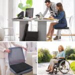 BTDZDD Gel-Sitzkissen 43x39 cm – Orthopädisches Bürostuhlkissen mit Wabenstruktur – Bild 6