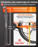 HENMI Fahrradständer 24-29 Zoll mit 40mm Lochabstand – E-Bike Ständer bis 80 kg – Bild 5