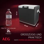 AEG Thermoelektrische Kühlbox KK 28 – 28 Liter Reisekühlbox mit 12V/230V für Auto & Camping – Bild 3