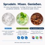 SodaStream Crystal 3.0 Wassersprudler mit 2 Glaskaraffen – Elegantes Sprudelwasser-System – Bild 10
