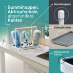 D&D Living Universal-Flaschenhalter – Kompaktes Abtropfgestell für alle Flaschentypen – Bild 4