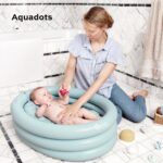 Babymoov Aufblasbare Badewanne Aquadots – 2-in-1 Babywanne & Planschbecken mit Neugeborenen-Einsatz – Bild 2