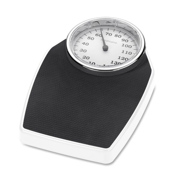 Medisana PSD Mechanische Personenwaage bis 150 kg – Retro Design Körperwaage