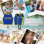 KIDVERSE Schwimmweste Kinder – TÜV-geprüfte Schwimmhilfe mit verstellbarem Auftrieb ab 2 Jahren – Bild 6