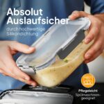 STOVY® Meal Prep Boxen Glas 5x 1040ml – Hochwertige Glasbehälter mit Deckel – Bild 5