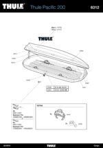 Thule Pacific 200 Dachbox Anthrazit – 410 Liter Stauraum mit Zentralverriegelung – Bild 3