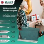 Blizzard Podologie Instrumente Set – 5-teiliges Profi Fussplege Werkzeug für eingewachsene Nägel – Bild 8