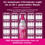 Sodastream Quick Connect CO2-Zylinder 2er-Pack – 120L Sprudelwasser für Terra, Duo, Crystal 3.0 – Bild 6