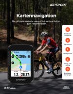 iGPSPORT BSC300T GPS Fahrradcomputer – 2,4-Zoll Touchscreen mit Kartennavigation & E-Bike Kompatibilität – Bild 2