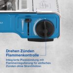 Campingaz Camp'Bistro DLX Stopgaz Campingkocher – Tragbarer Gaskocher mit Sicherheitssystem – Bild 8