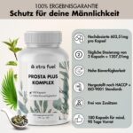 Prosta Plus Komplex – 540 vegane Kapseln mit Kürbiskern & Sägepalme für Männergesundheit – Bild 2