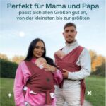 KOALA BABYCARE Tragetuch – Ergonomische Babytrage bis 9 kg für Neugeborene – Bild 6