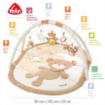 Fehn 3-D Activity-Decke Rainbow – Spieldecke mit 5 abnehmbaren Spielzeugen ab Geburt – Bild 4