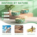 280 Std Citronella Kerze Outdoor XXL – 3er Set mit Sojawachs & Bio-Baumwolle – Bild 2