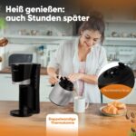Clatronic KA 3327 Filterkaffeemaschine mit Thermoskanne – 1 Liter für 8-10 Tassen – Bild 3
