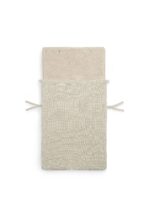 Jollein Fussack Basic Knit Nougat – Universeller Babyfussack für Babyschale & Kinderwagen – Bild 4