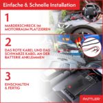 PATTLER® Marderschreck Ultraschall X2 – 12V Marderabwehr für Motorraum & Garage – Bild 3