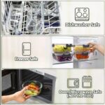 MCIRCO 24-teiliges Glas-Vorratsdosen-Set – Borosilikatglas für Küche & Meal Prep – Bild 5