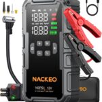 NACKEO 8000A Jump Starter mit Kompressor 160PSI – Auto Starthilfe Powerbank für Benzin & Diesel