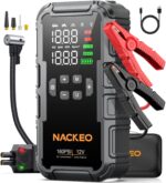 NACKEO 8000A Jump Starter mit Kompressor 160PSI – Auto Starthilfe Powerbank für Benzin & Diesel