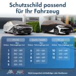 WALSER Hagelschutzplane Perma Protect Grösse L – Vollgarage mit 4mm Neopren für SUV – Bild 5
