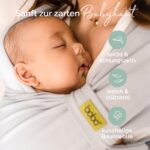 Boba Bliss Babytrage ab Geburt bis 16 kg – 2-in-1 Hybrid Carrier ohne Binden für Neugeborene – Bild 4