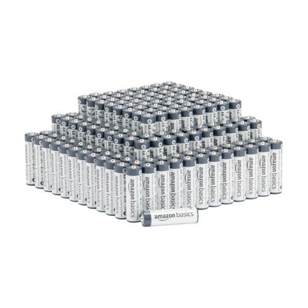 Amazon Basics AA Alkali-Batterien 1,5V – 150er Pack mit 5 Jahren Lagerfähigkeit