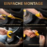 HELDENWERK Universal Lenkradkralle – Professionelle Wegfahrsperre für PKW, SUV & Transporter – Bild 6