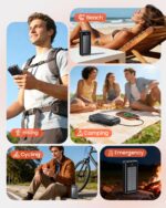 Bextoo Solar Powerbank 27000mAh mit 22,5W Schnellladung – Tragbares Ladegerät für Smartphones – Bild 8