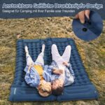 HAUSPROFI Isomatte 10cm mit Fußpumpe & Kissen – Ultraleichte Campingmatratze für Outdoor – Bild 5