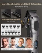 VGRPRO Haarschneidemaschine Profi-Set mit Trimmer & Folienrasierer – Kabelloses Pflege-Kit für Herren – Bild 2