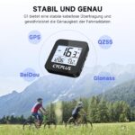 CYCPLUS G1 GPS Fahrradcomputer – Drahtlos & IPX6 Wasserdicht für alle Wetterbedingungen – Bild 4