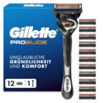 Gillette ProGlide Nassrasierer für Herren – 5 Klingen für gründliche Rasur